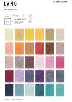 Baby Cotton Farbkarte 1/2025
